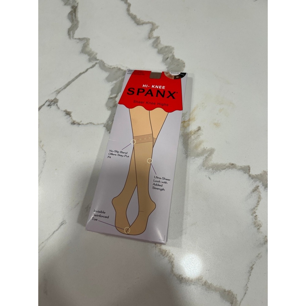 Spanx hi knees regular S4 no slip new